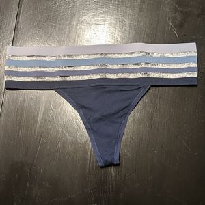 NWT Victoria's Secret blue thong